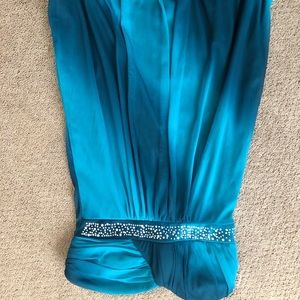 Chiffon sweetheart strapless dress